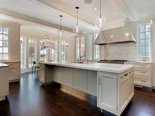 Modern kitchen in new construction home
